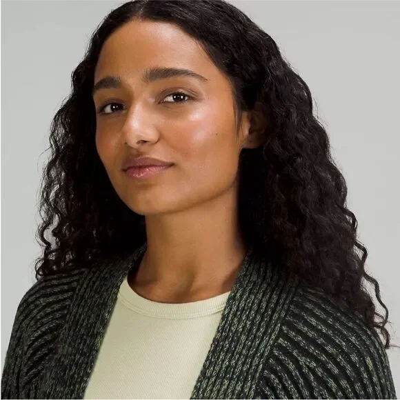 Lululemon Cotton-Cashmere Blend Sweater Wrap - Picture 5 of 9